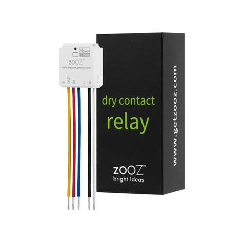Zooz Universal Relay to automate HVAC equipment, thermostats, heaters, and duct dampers. . Zooz dry contact relay